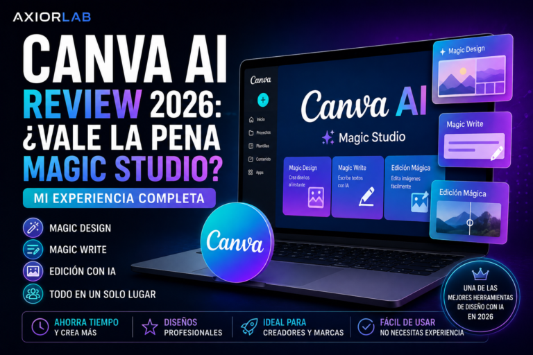 Canva AI Review 2026: ¿Vale la pena Magic Studio? Mi experiencia completa
